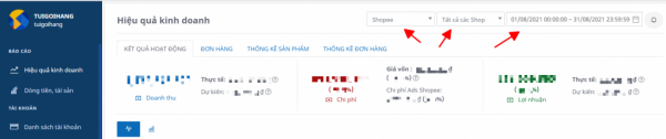 Theo dõi báo cáo doanh thu bán hàng Shopee với SOTA Link - 10 Báo cáo doanh thu Shopee - Ảnh 4
