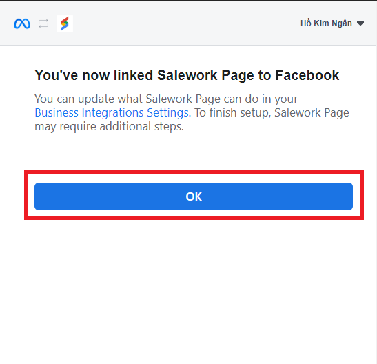 Hướng dẫn liên kết tài khoản Facebook tại Salework Social - 15