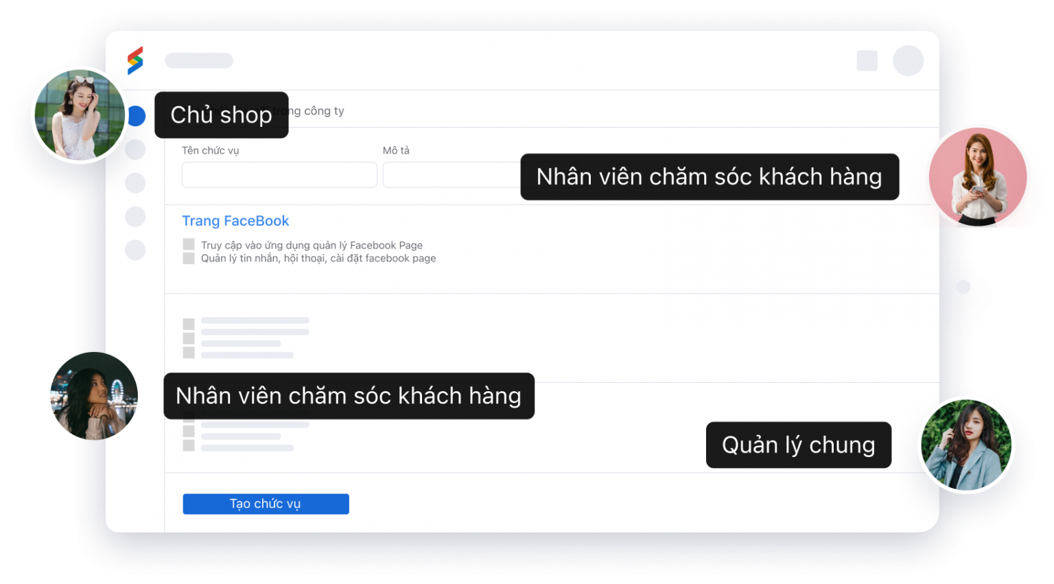 Phân quyền nhân viên