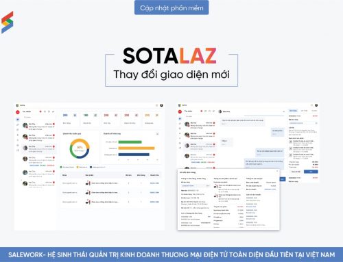 [Thông báo] Cập nhật giao diện phần mềm mới tại Sota Lazada