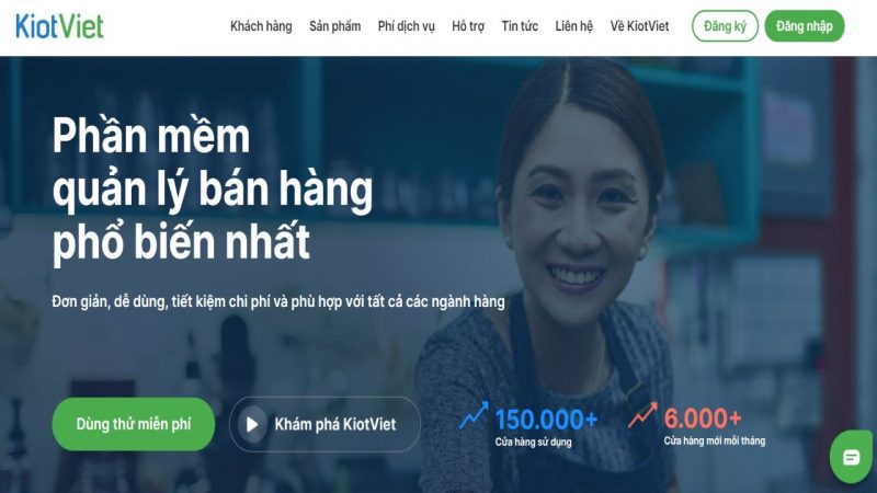 Phần mềm hỗ trợ quản lý bán hàng Kiot Viet