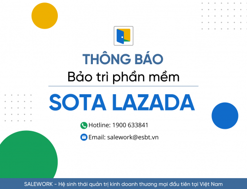 [Thông báo] Bảo trì phần mềm SOTA Lazada