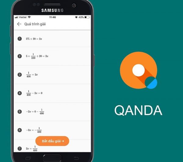 App giải toán Qanda