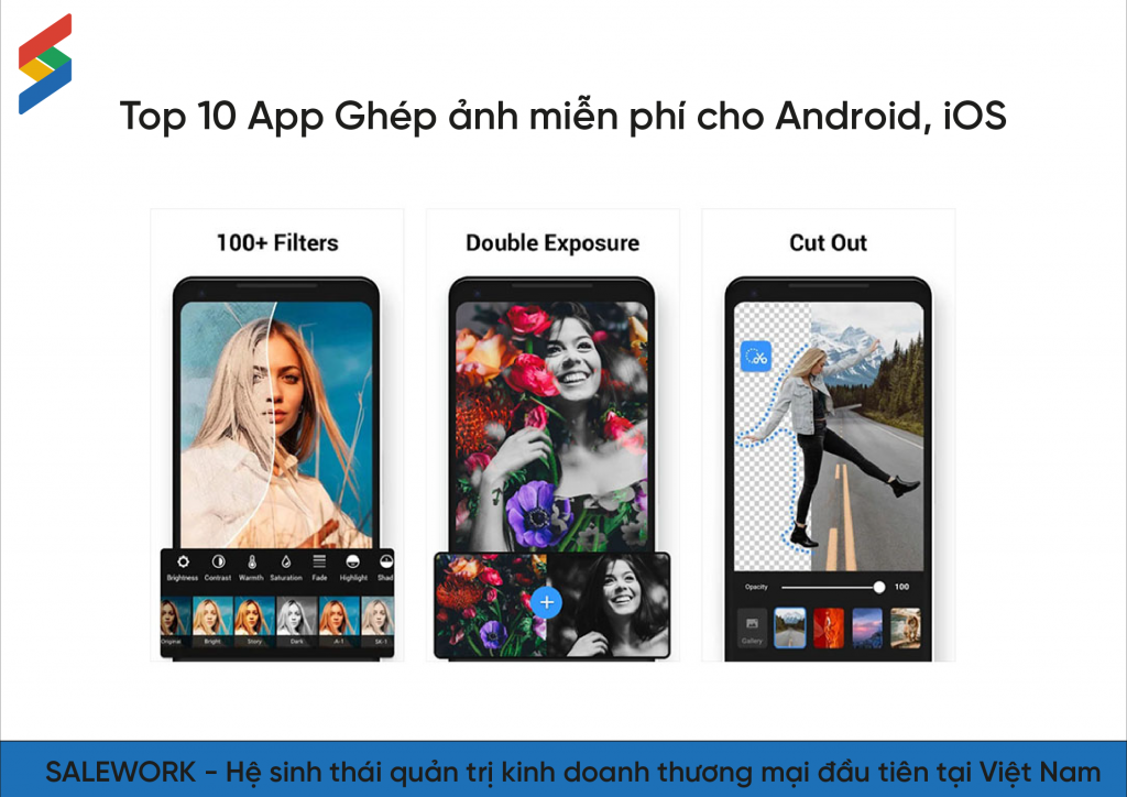 Top 10 App Ghép ảnh miễn phí tốt nhất cho Android, iOS và PC