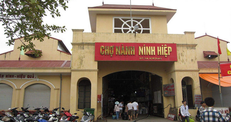 Chợ Ninh Hiệp thuộc Làng Nành, Xã Ninh Hiệp, Gia Lâm, Hà Nội