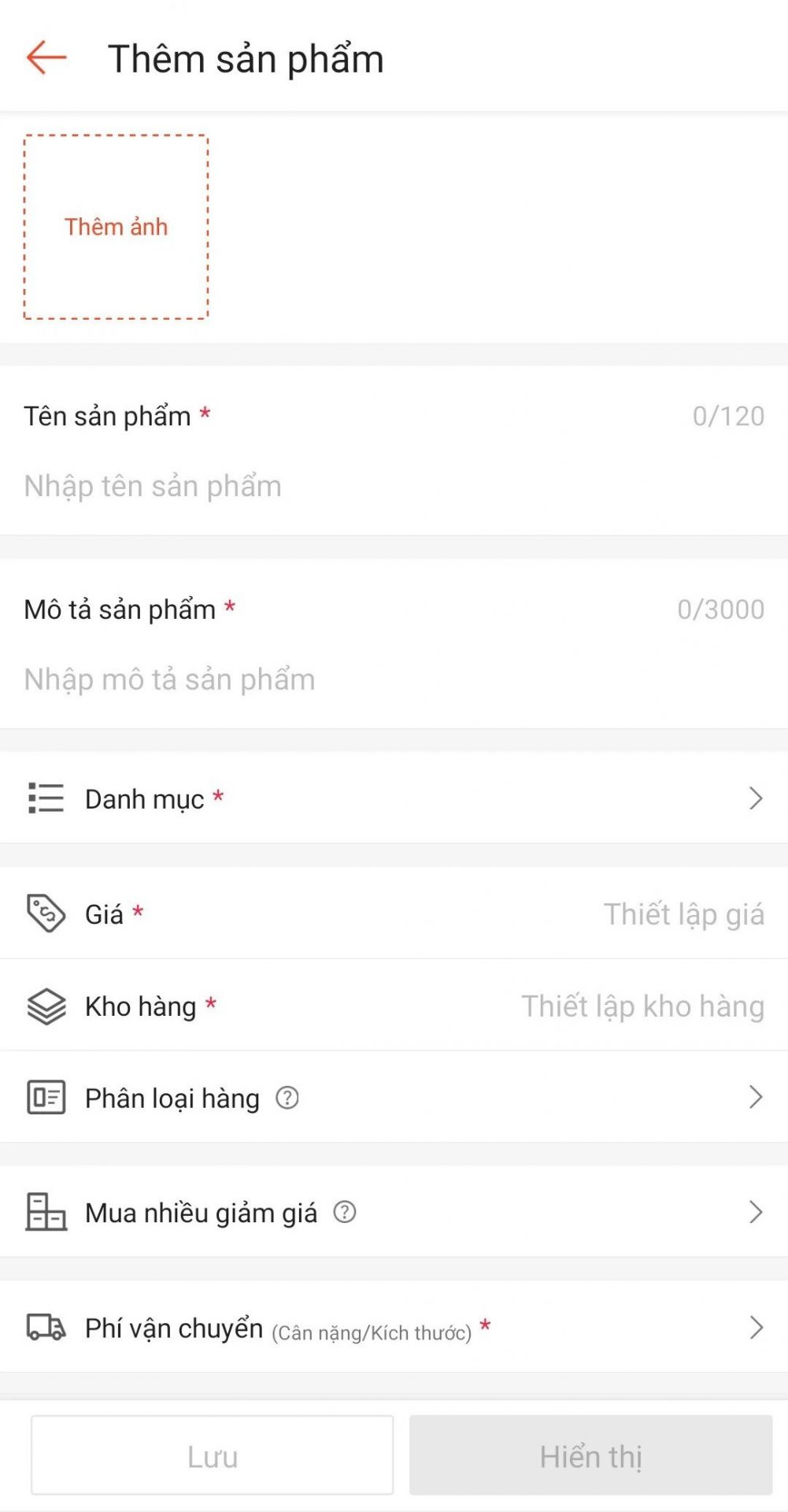 Cách đăng bán hàng trên Shopee qua điện thoại