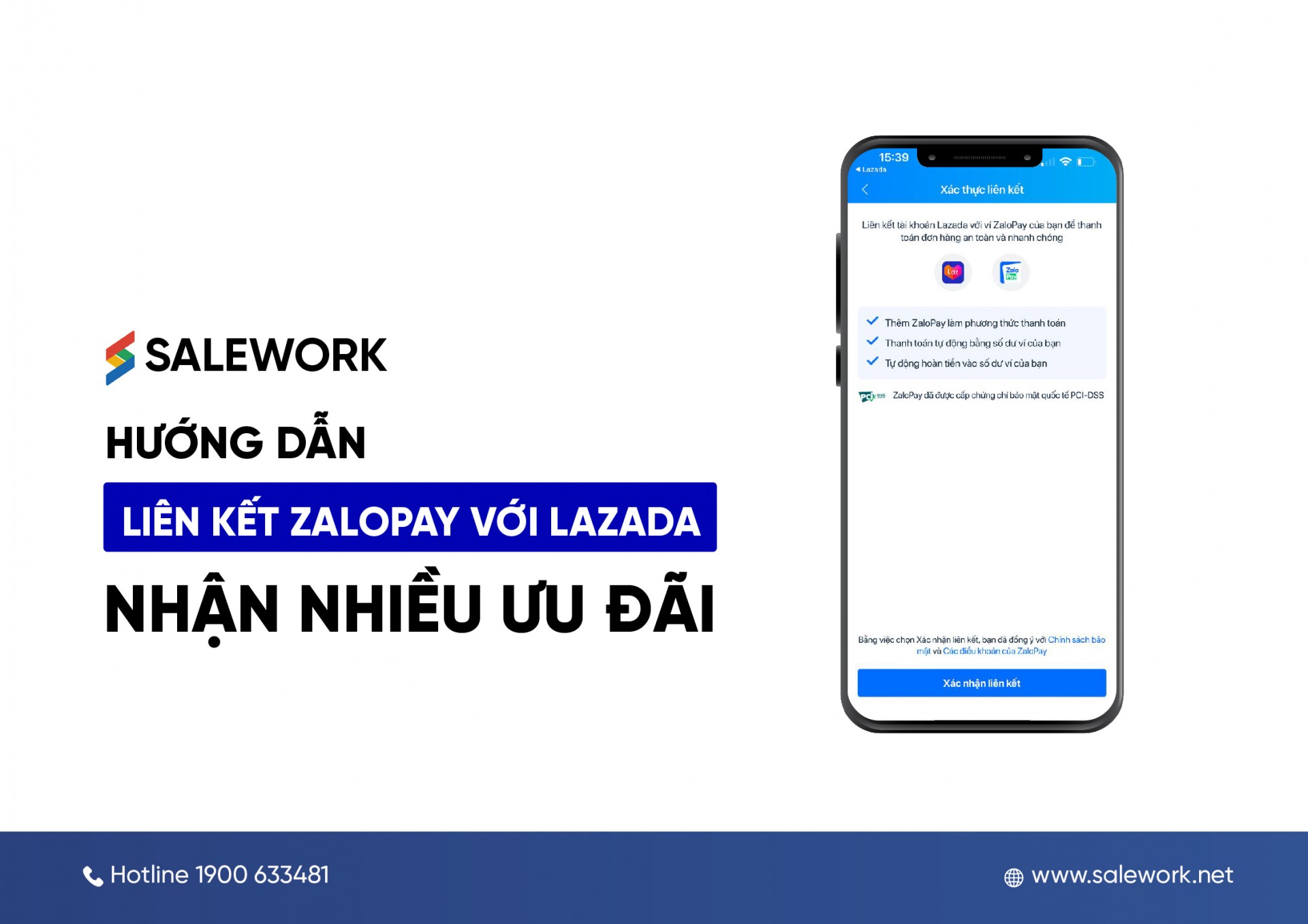 Hướng dẫn liên kết Zalopay với lazada nhận nhiều ưu đãi