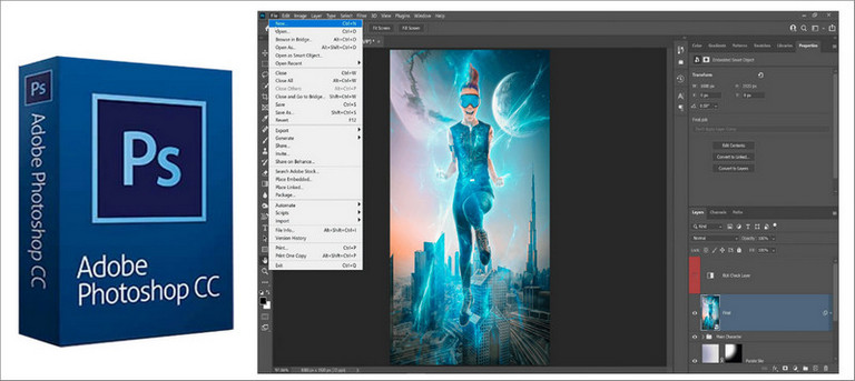 Adobe Photoshop CC là phiên bản Creative Cloud của phần mềm Photoshop