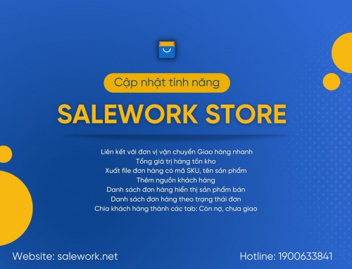 [ Thông báo] Salework Store cập nhật phần mềm