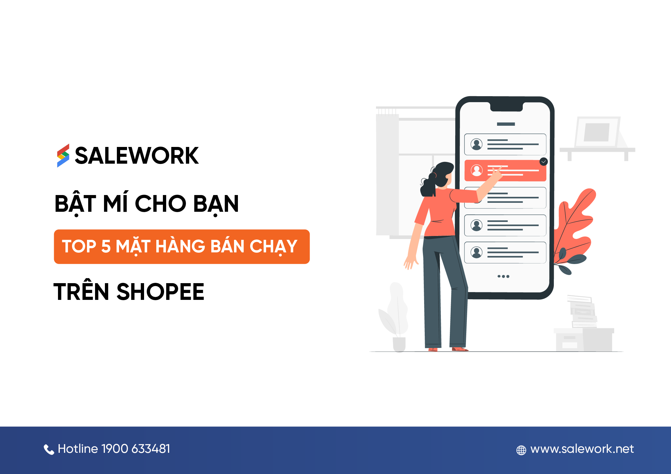 Bật mí cho bạn top 5 mặt hàng bán chạy trên Shopee