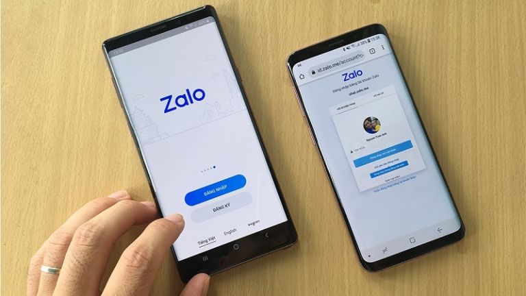 đăng nhập Zalo trên 2 điện thoại