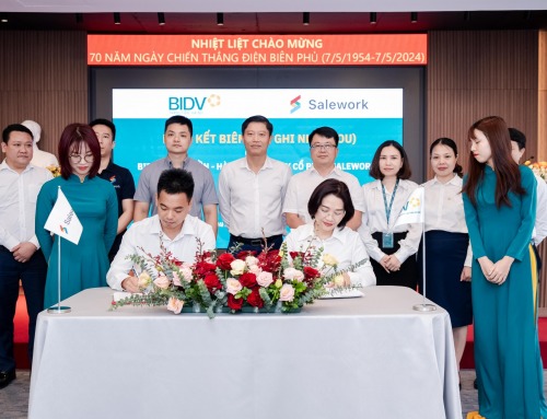 Lễ ký kết biên bản ghi nhớ (MOU) hợp tác giữa Công ty Cổ phần Salework và BIDV Tràng Tiền – Hà Nội